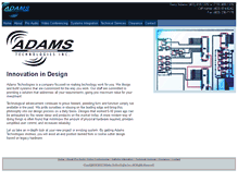 Tablet Screenshot of adamstech.ca